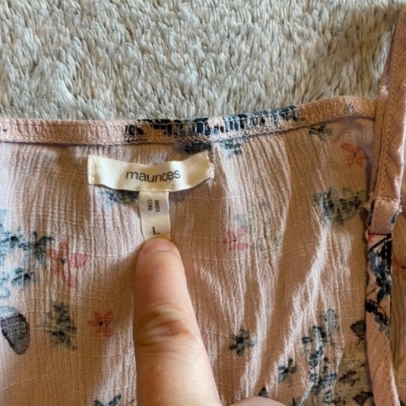 Maurices pink tank top - Picture 2 of 5